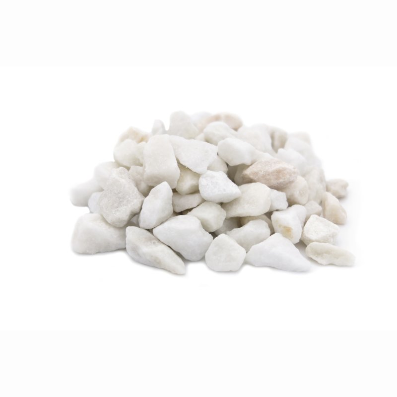 GRAVIER DÉCORATIFS PREMIUM CONCASSÉ BLANC SPÉCIAL