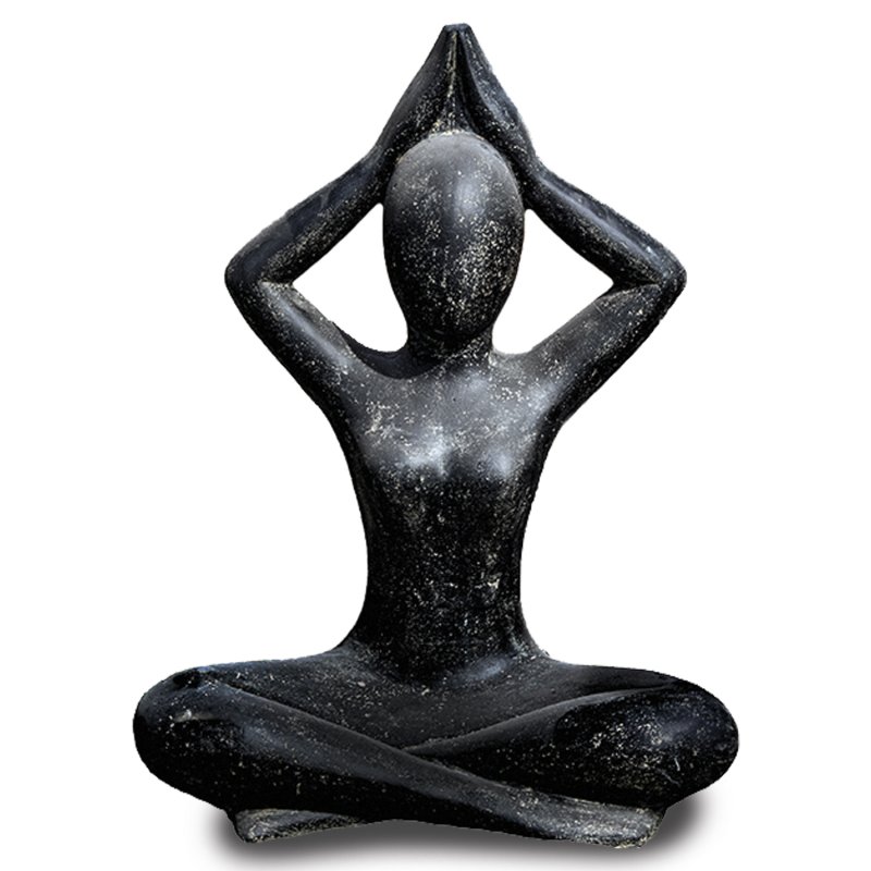 FIGURE YOGA NAMASTE BÉTON