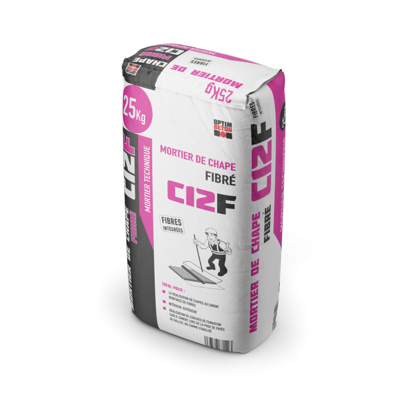 MORTIER DE CHAPE C12 FIBRE